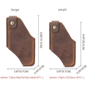 Leather Loop: iPhone 13 Pro MAX Holster & Wallet