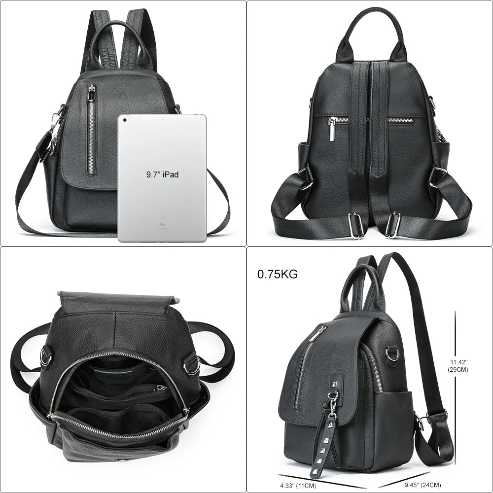 Chic Leather Rucksack: Elevate Your Style