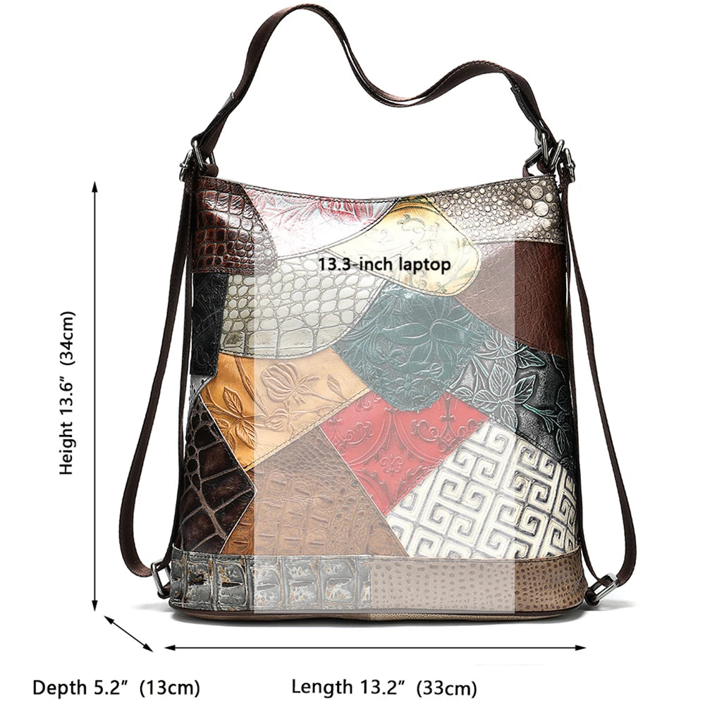 Chic and Compact: Women's Leather Crossbody Bag