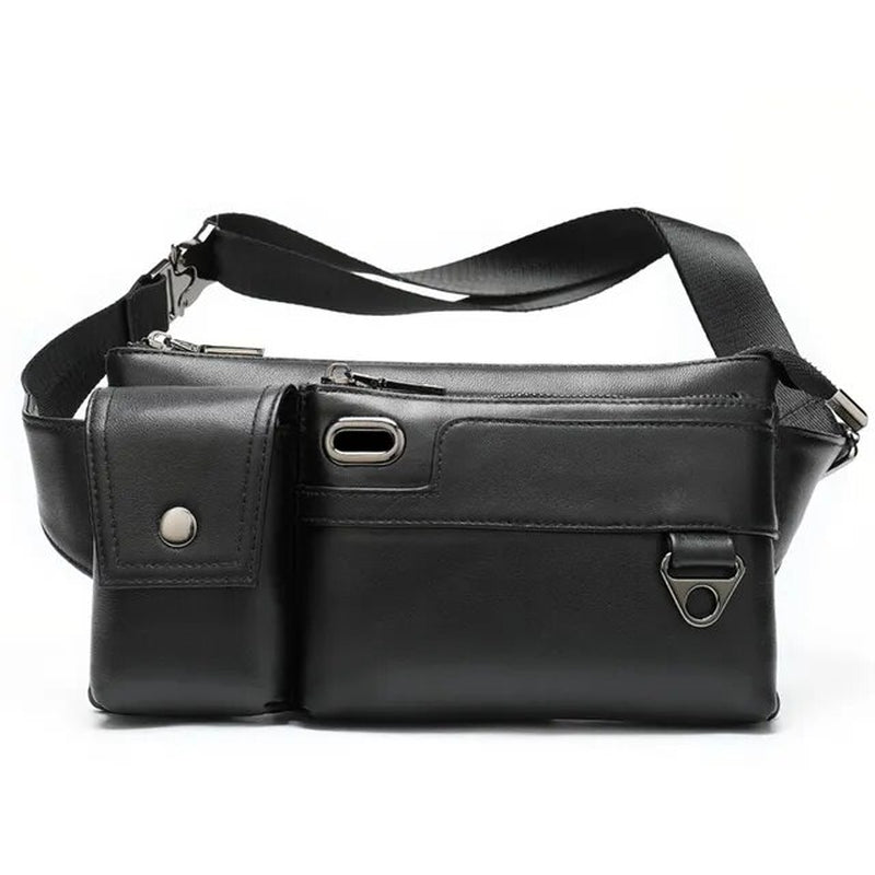 100% Sheep Leather Belt Bag Women'S Waist Bag Small Fanny Pack for Women Multi-Function Waist Pack Leather Money Belt Bags